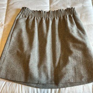 J. Crew Size 8 Grey Mini Skirt